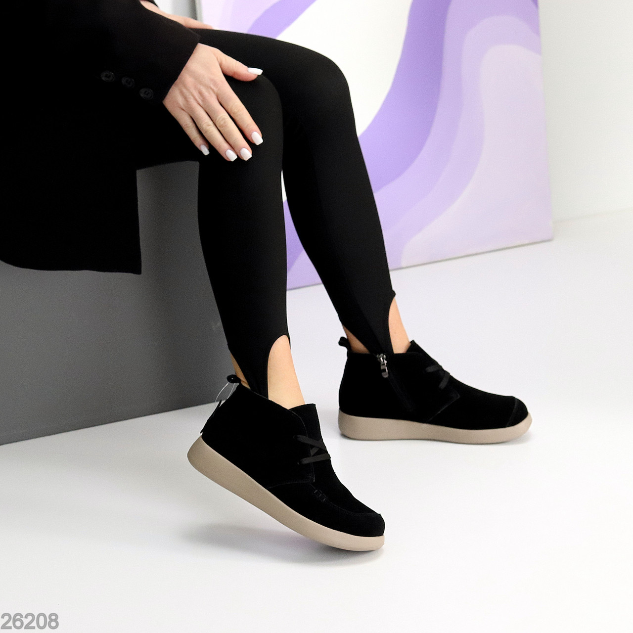 Кросівки flex black mesh